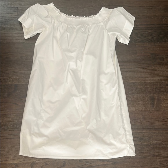 J. Crew White Off-Shoulder Dress - Picture 3 of 9